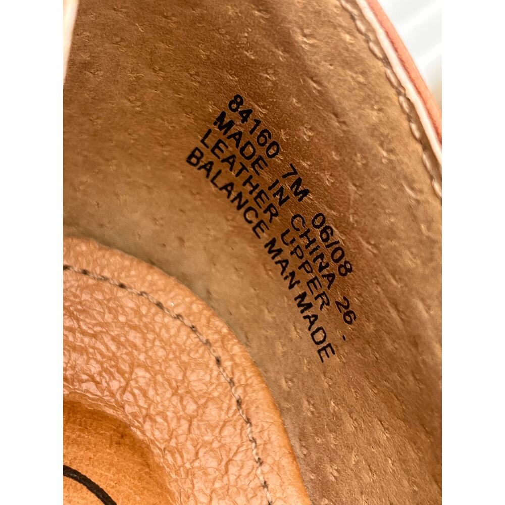 Clarks Artisan Leather Double Strap Buckle Mary Janes Cognac Brown Sz 7 - Picture 7 of 7